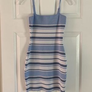 Superdown "Dionne Striped Knit Dress"